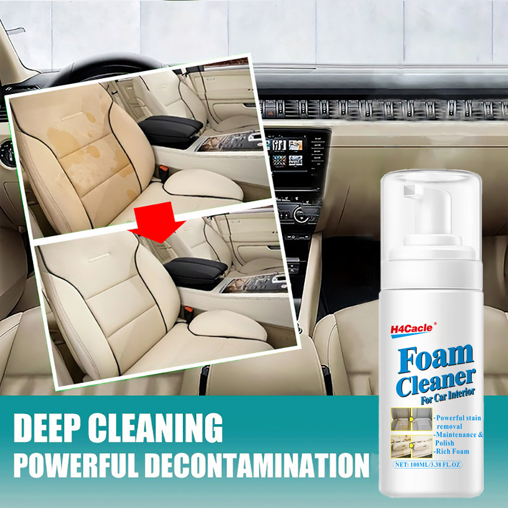 Car Interior Stain Foam Cleane - Leather Cleaner Interior recensione e prezzo