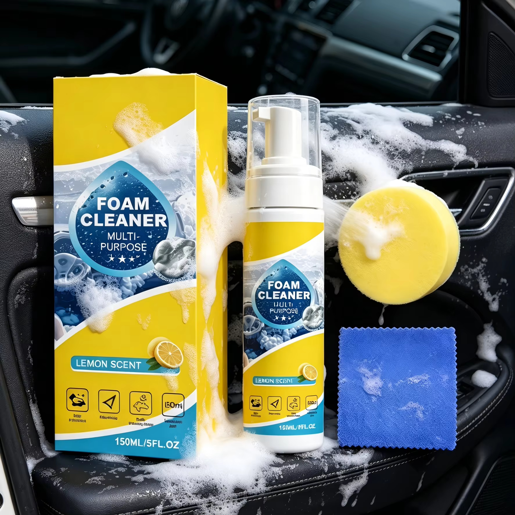 Multi-Purpose Foam Car Interio - Leather Cleaner Interior recensione e prezzo