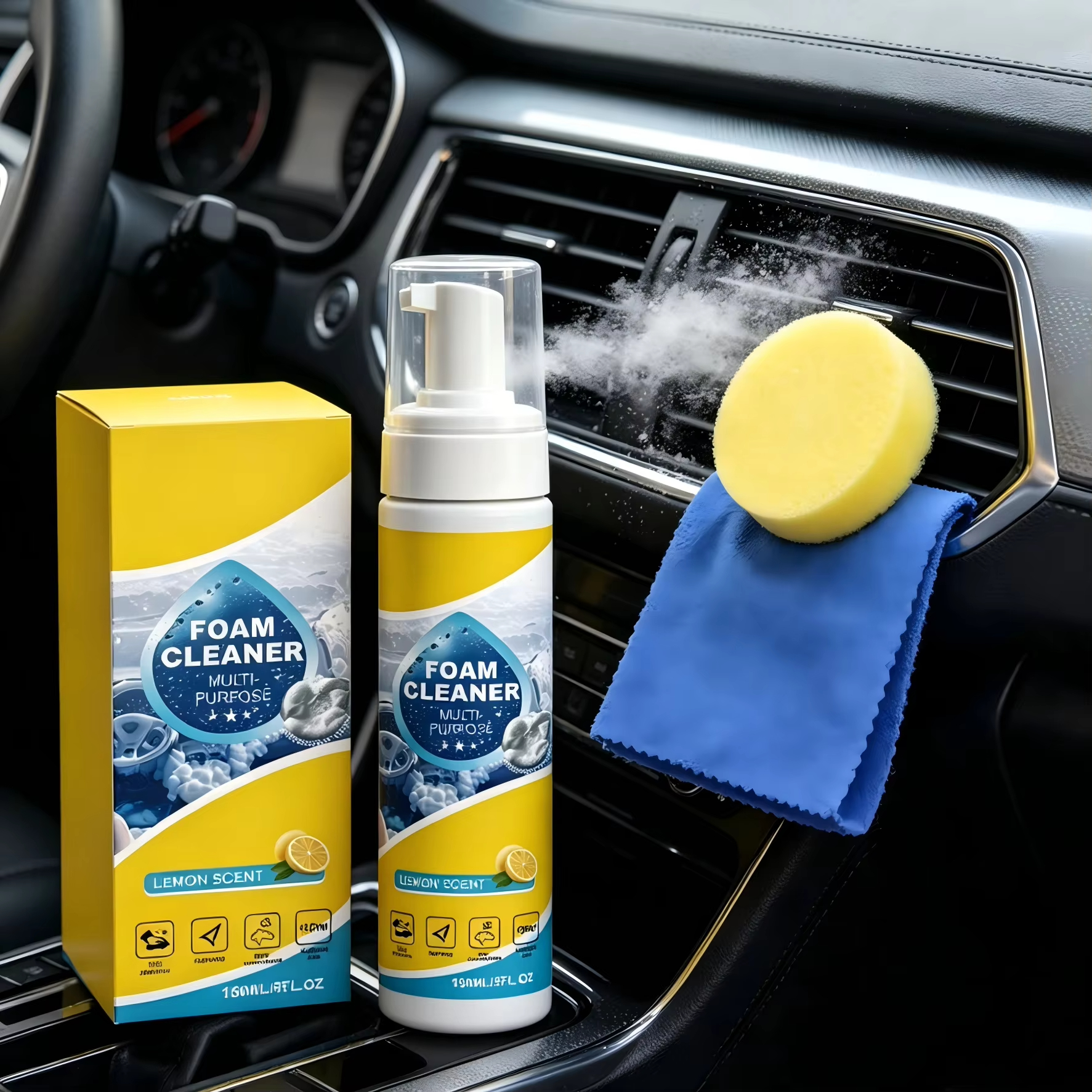 Multi-Purpose Foam Car Interio - Leather Cleaner Interior recensione e prezzo