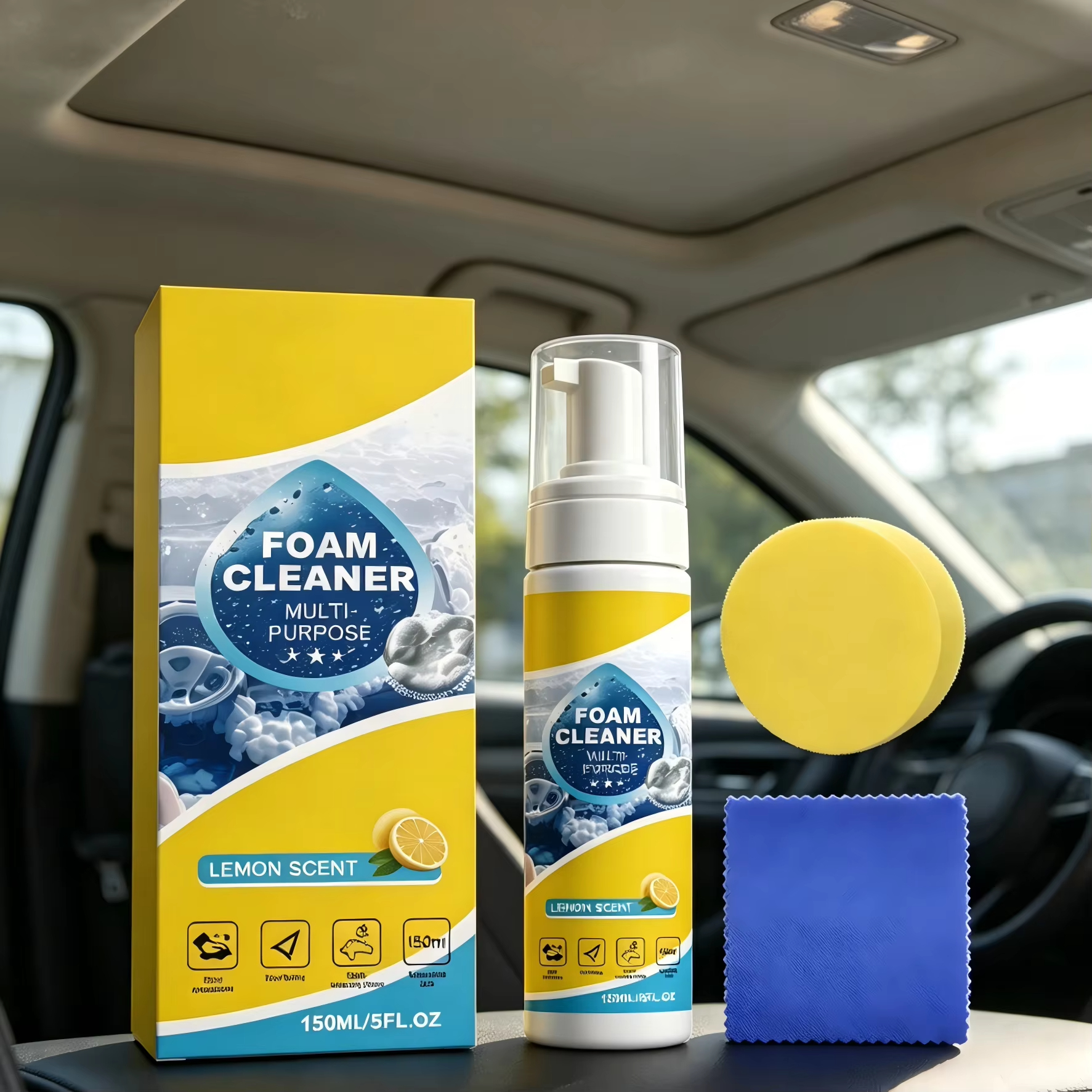 Multi-Purpose Foam Car Interio - Leather Cleaner Interior recensione e prezzo