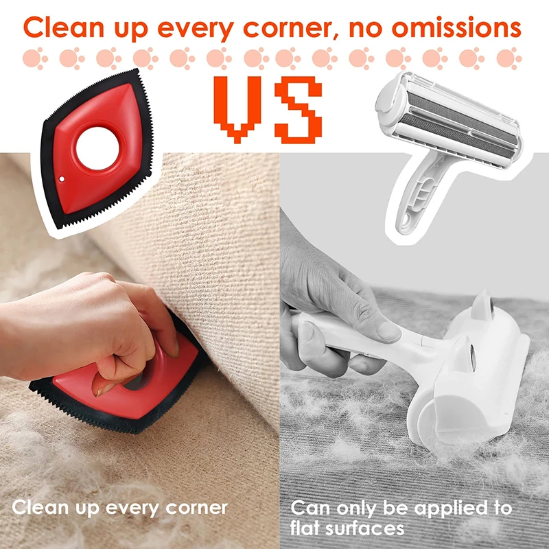 4 Modes Pet Hair Remover Comb  - Seat Cleaner Fabric recensione e prezzo