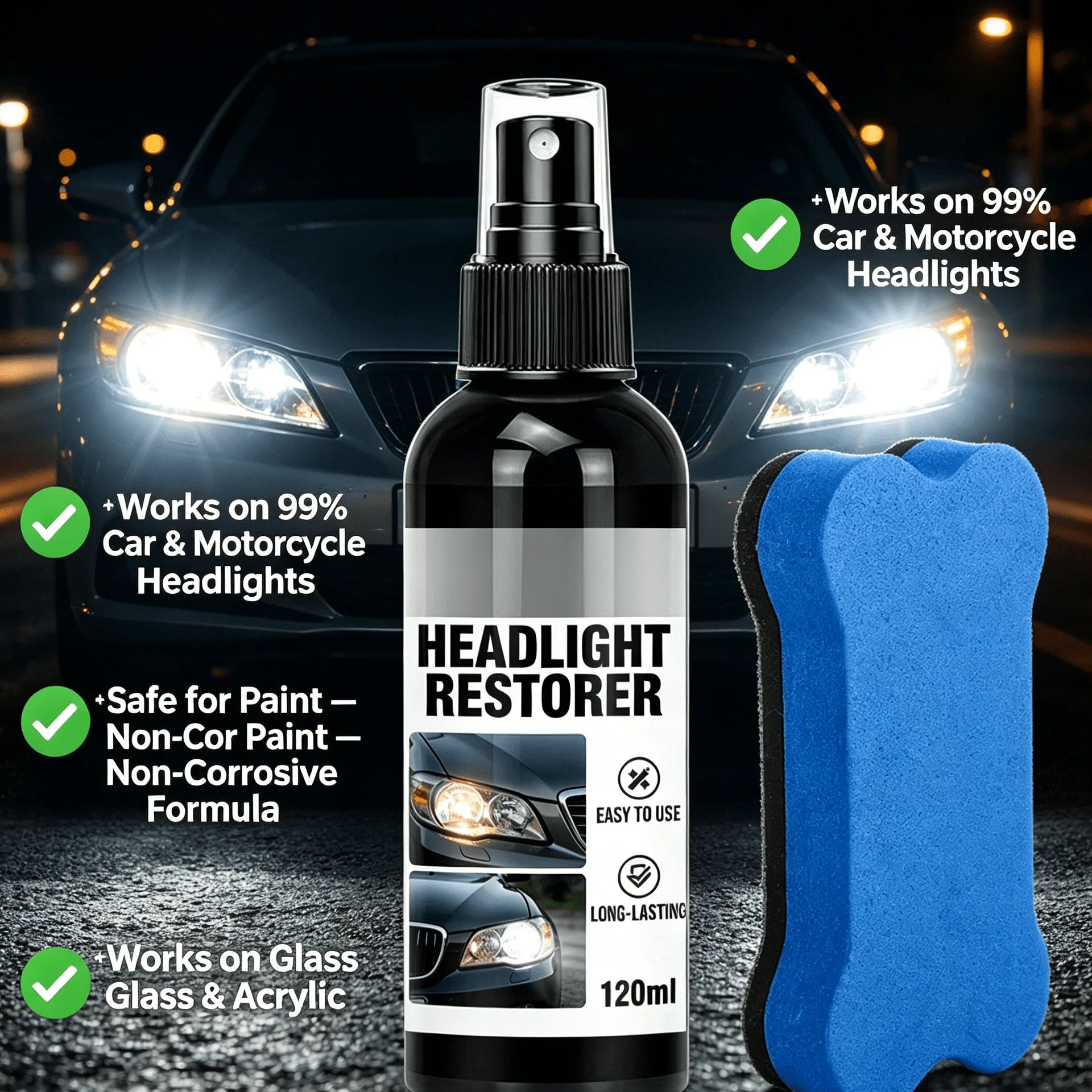 120ml Black Shine Plastic Rest - Trim Restorer Plastic recensione e prezzo