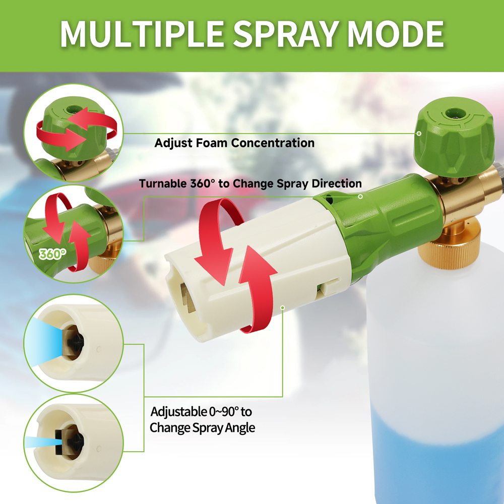 Aluminum Foam gun Lance Foam c - Foam Cannon Car Wash recensione e prezzo