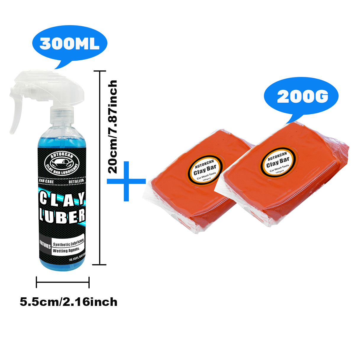 200G Car Clay Bar And 300ml Ma - Clay Bar Lubricant recensione e prezzo