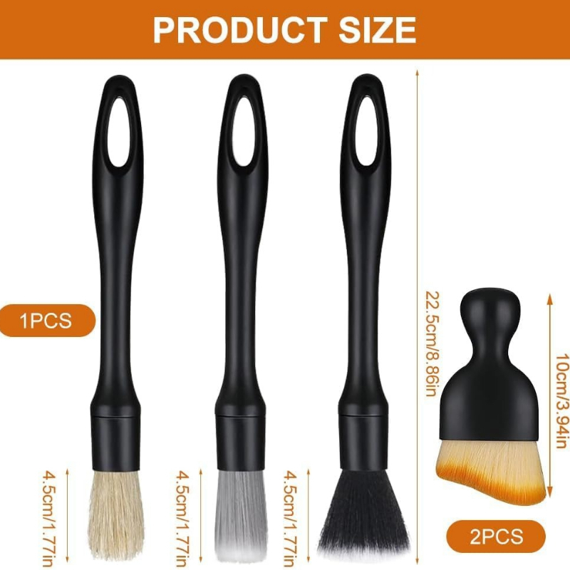 5pcs Automotive Detail Brush K - Interior Detailing Kit recensione e prezzo