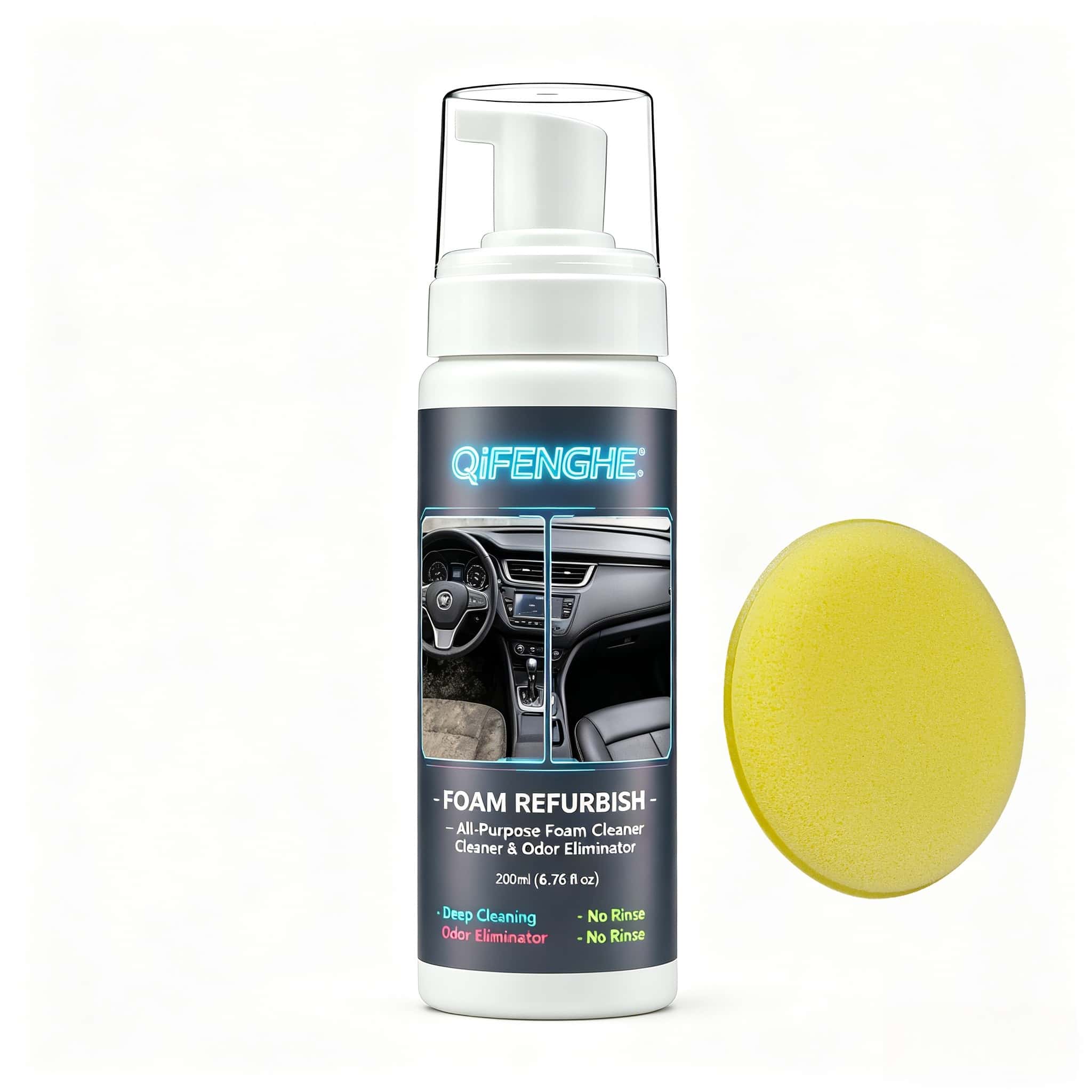 200ML No Rinse Car Foam Cleane - Odor Eliminator Car recensione e prezzo