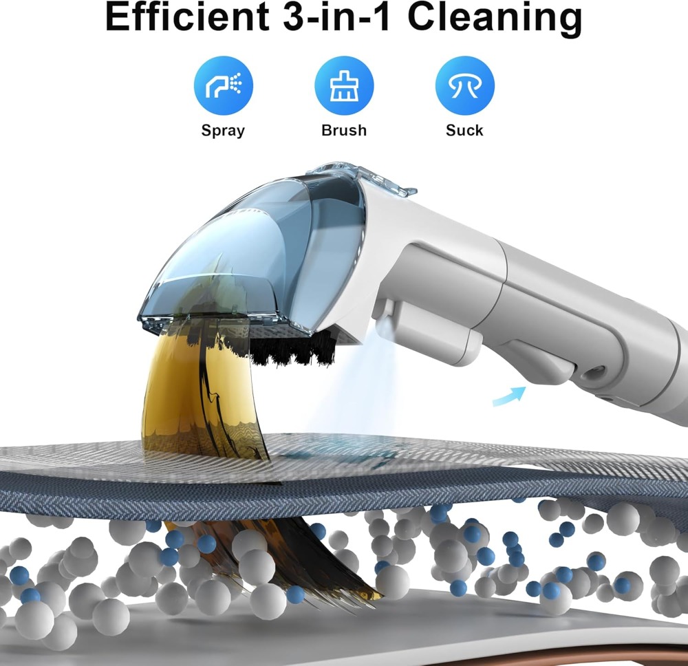 450W Carpet Cleaner Machine Up - Seat Cleaner Fabric recensione e prezzo