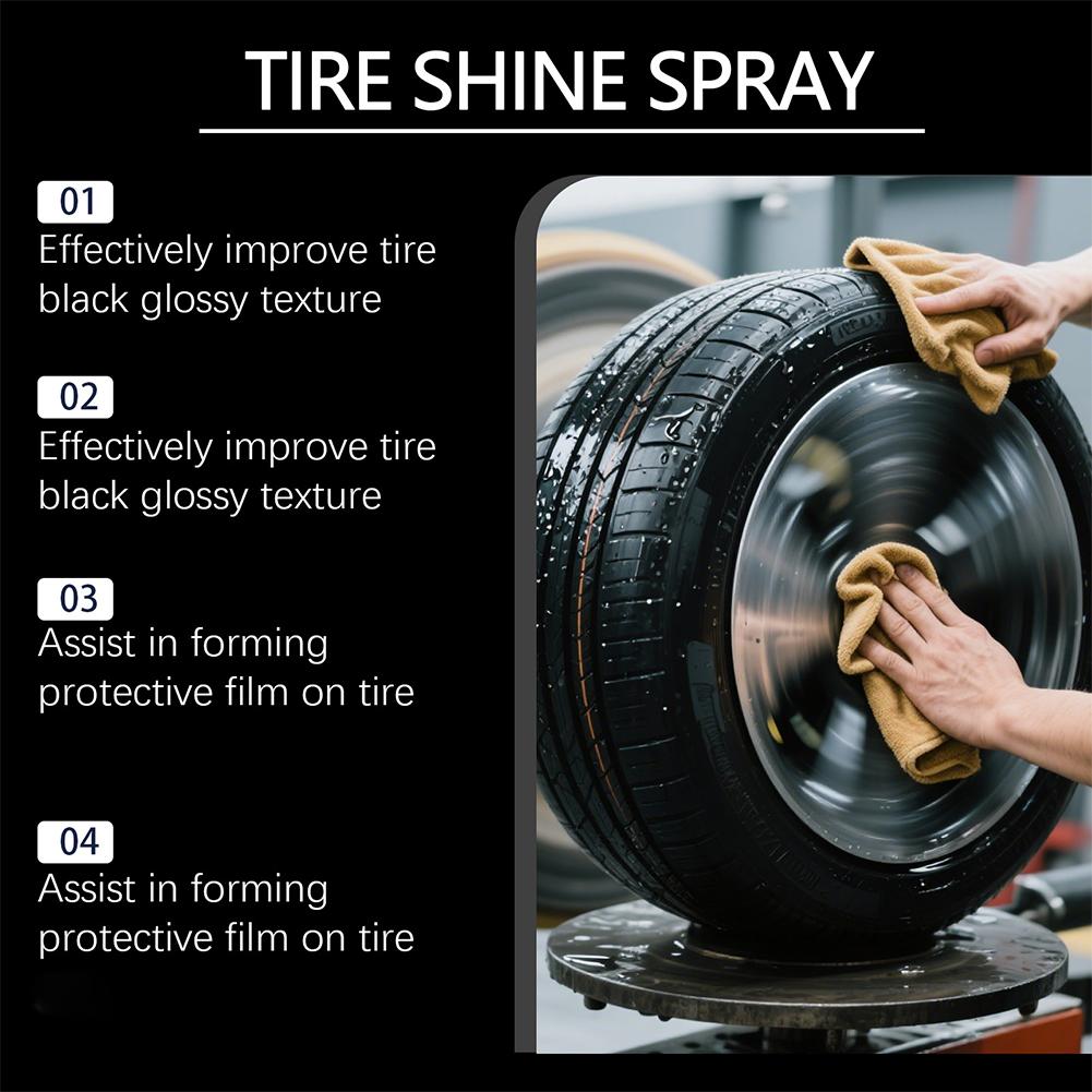Tyre Gloss Tire Coating Spray  - Tire Shine Spray Sealant recensione e prezzo