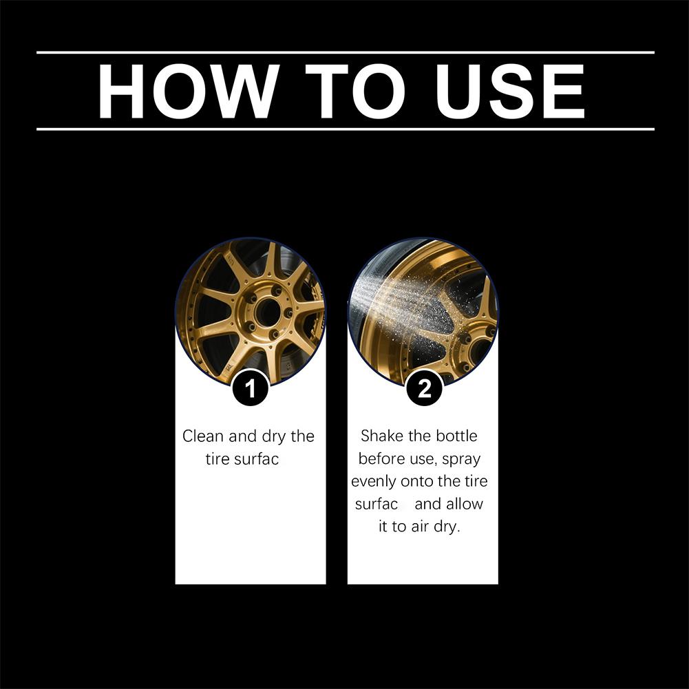 Tyre Gloss Tire Coating Spray  - Tire Shine Spray Sealant recensione e prezzo