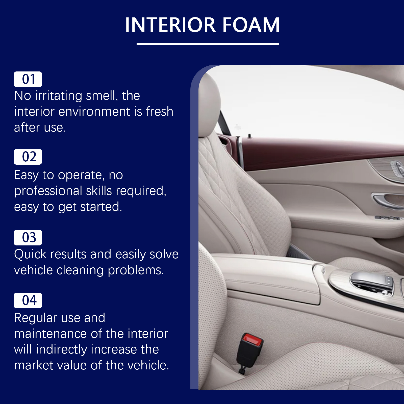 Multi-purpose Car Interior Foa - Seat Cleaner Fabric recensione e prezzo