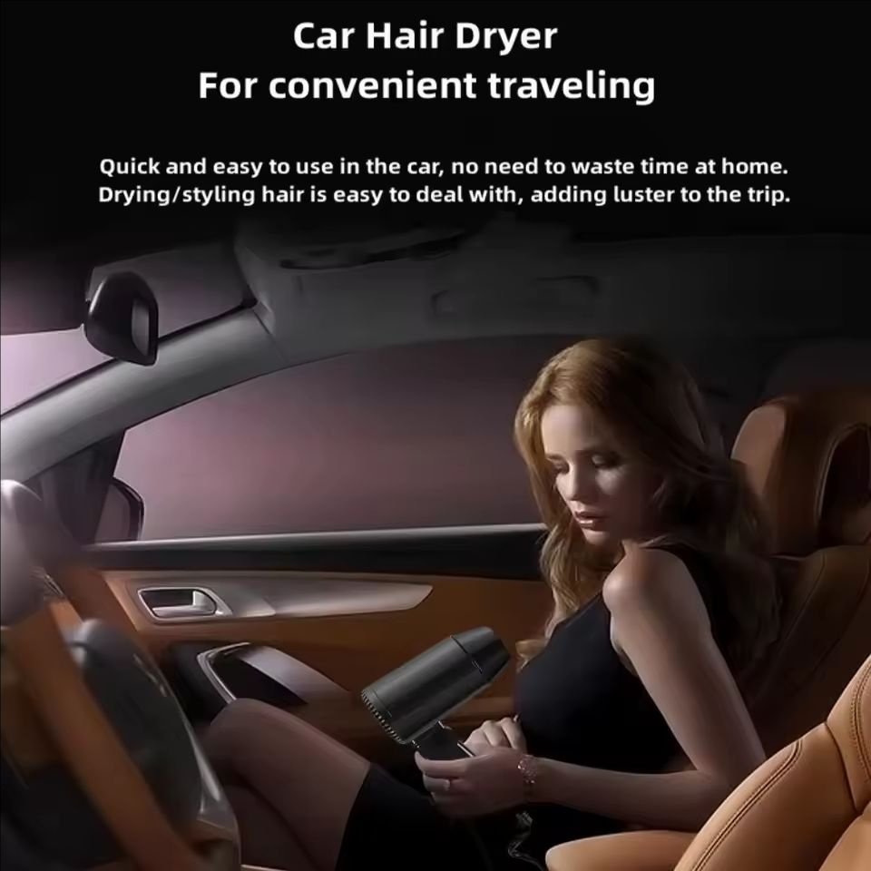 Portable 12V Folding Car Hair  - Dryer Car Blower recensione e prezzo