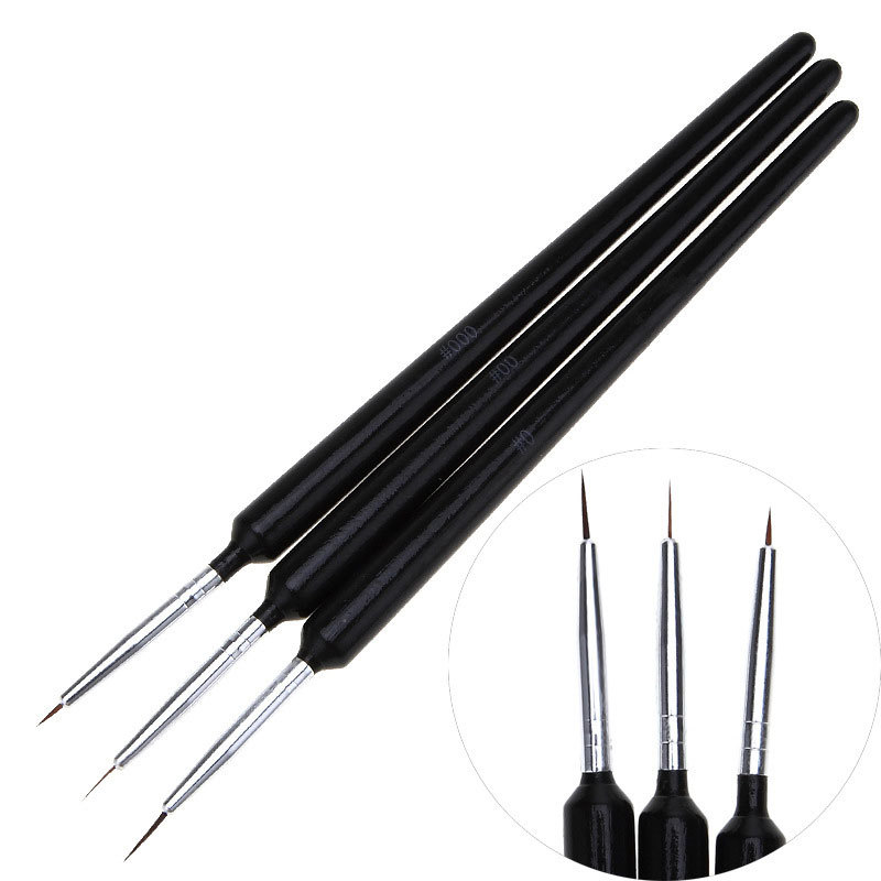 3Pcs Ultra-fine Nail Art Liner - Detailing Brush Set recensione e prezzo