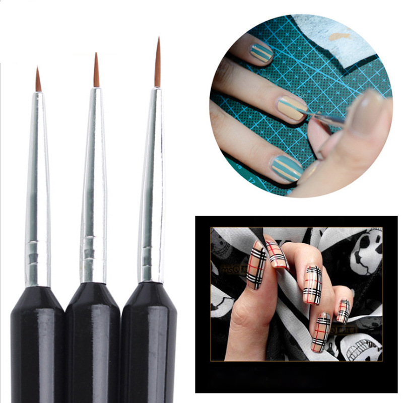 3Pcs Ultra-fine Nail Art Liner - Detailing Brush Set recensione e prezzo