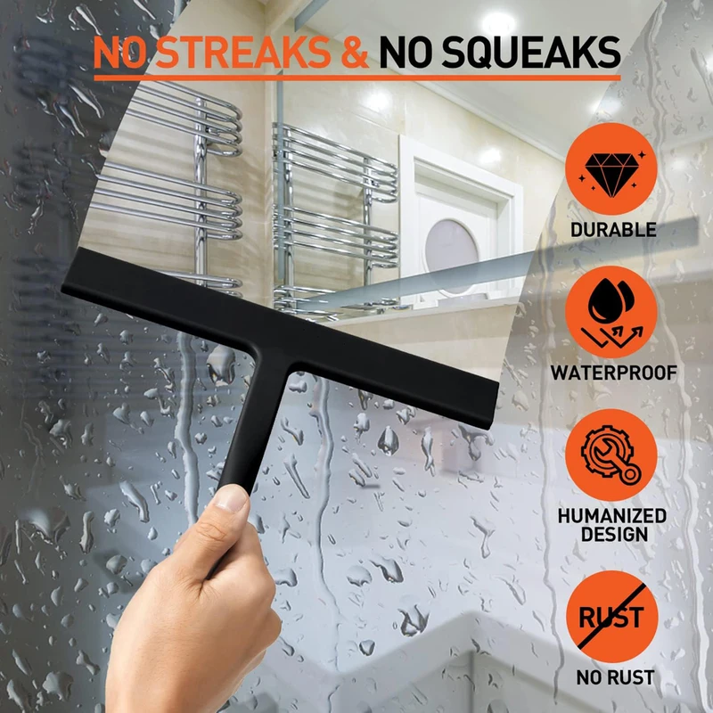 Silicone Squeegee Streak Free  - Glass Cleaner Streak recensione e prezzo