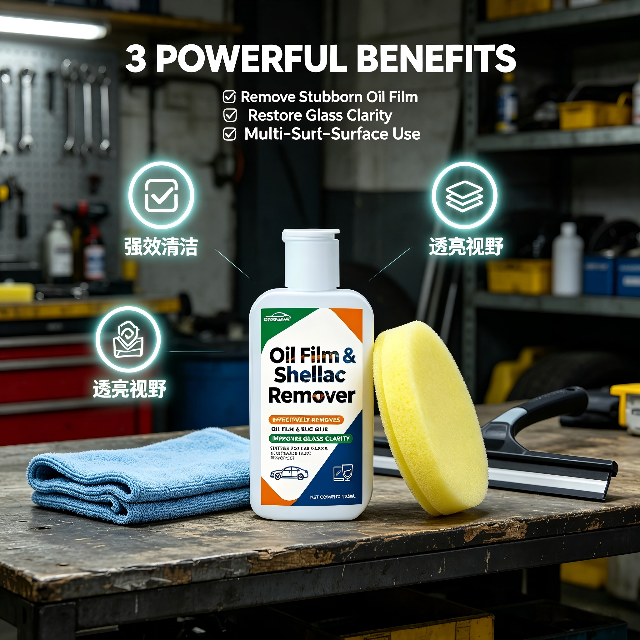 120ML Car Windshield Oil Film  - Glass Cleaner Streak recensione e prezzo