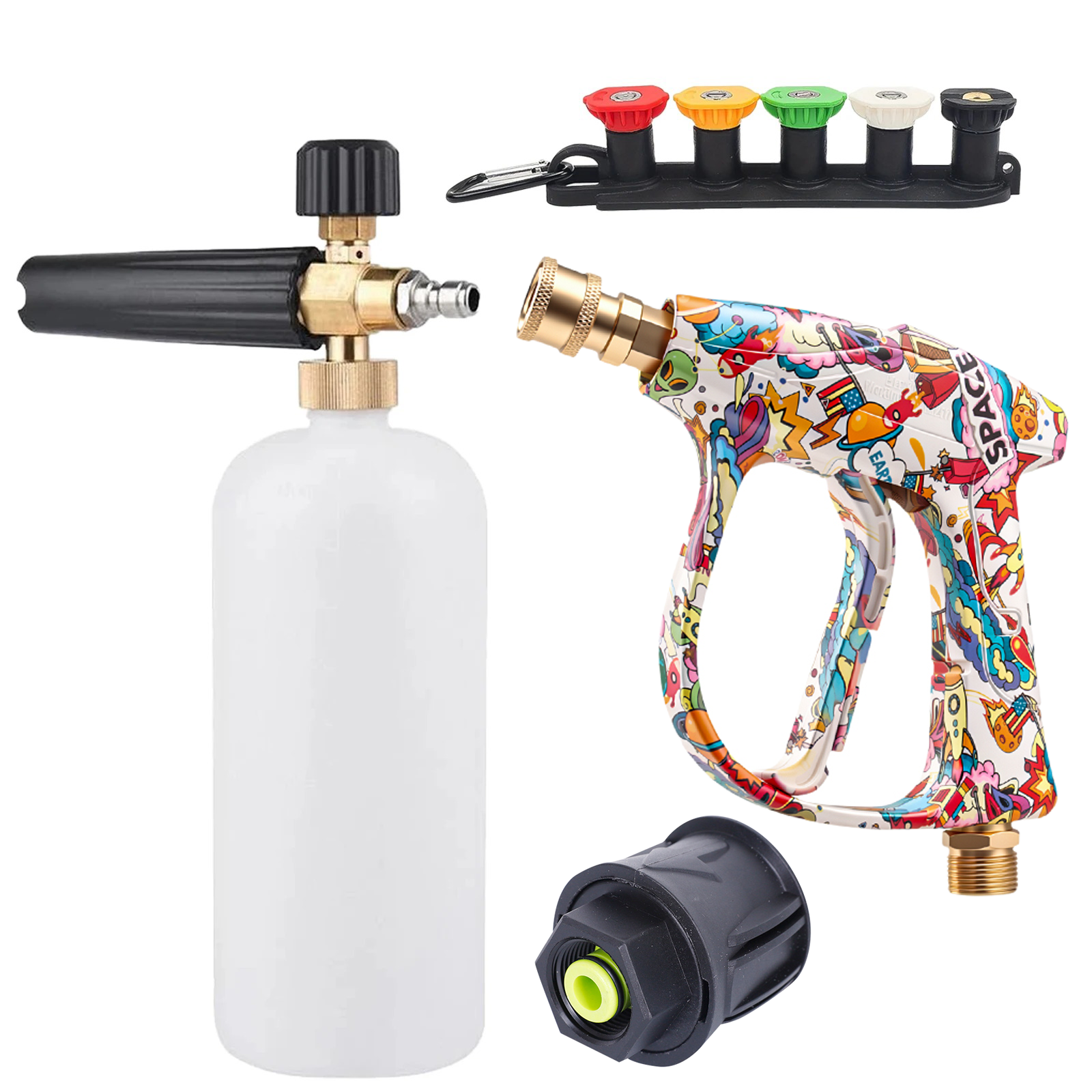 Short Pressure Washer Gun with - Pressure Washer Foam Gun recensione e prezzo