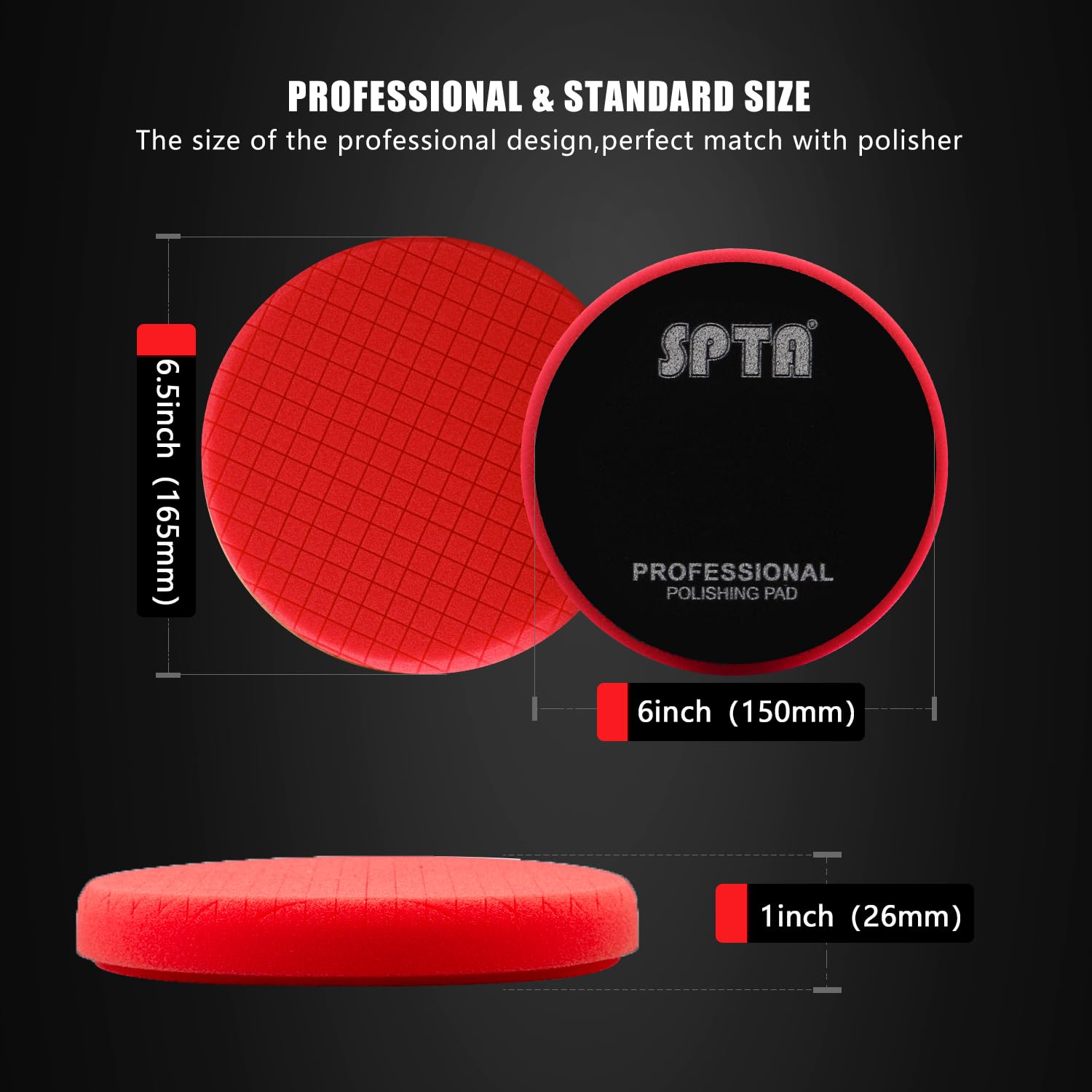 Red Ultra-Fine Polishing Pad S - Polish Pad Set Buffer recensione e prezzo