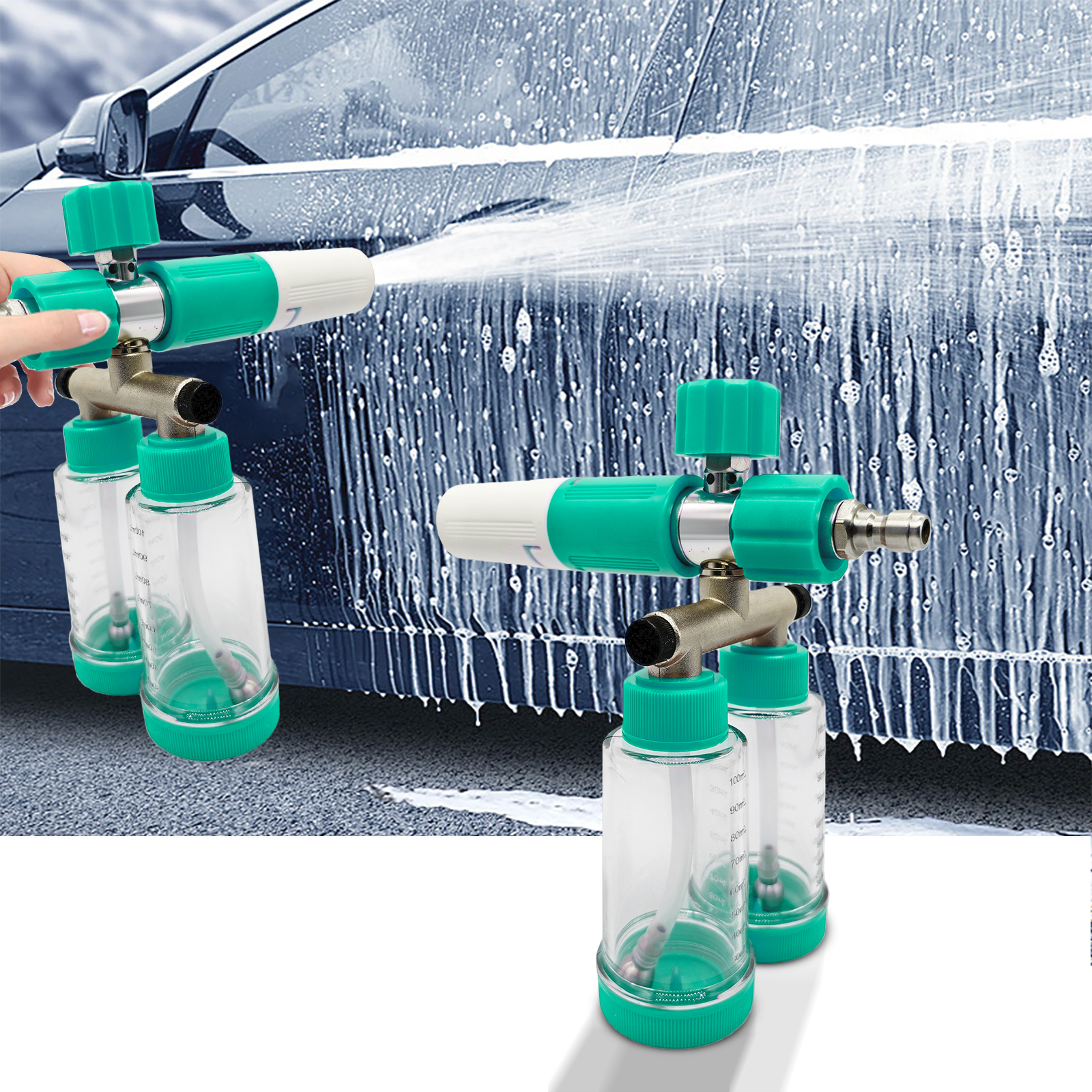 100ML Dual-Kettle Foam Sprayer - Foam Cannon Car Wash recensione e prezzo