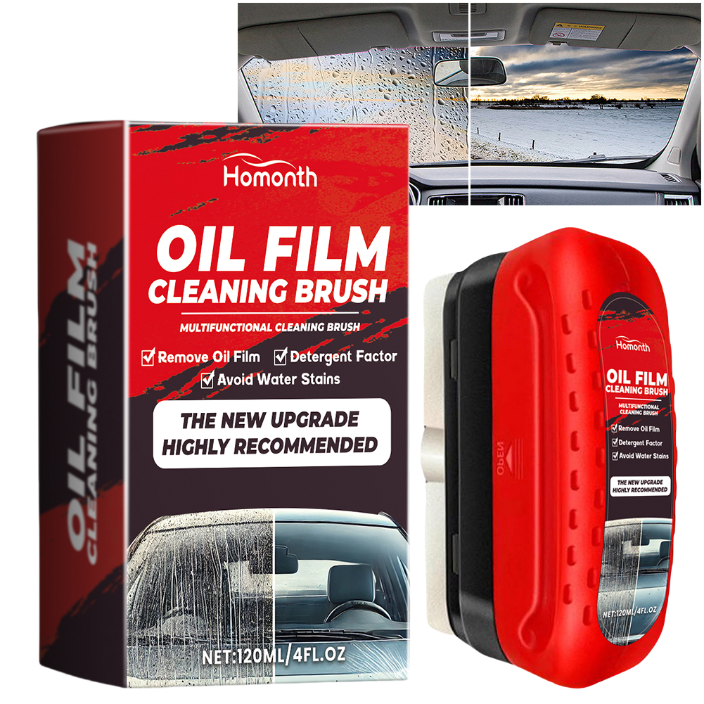 Car Glass Oil Film Remover Gla - Car Cleaning Brush recensione e prezzo