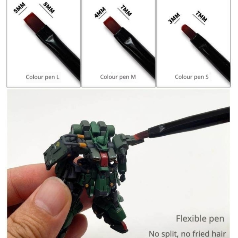 MSWZ MS-063 3-IN-1 Model Hand  - Detailing Brush Set recensione e prezzo