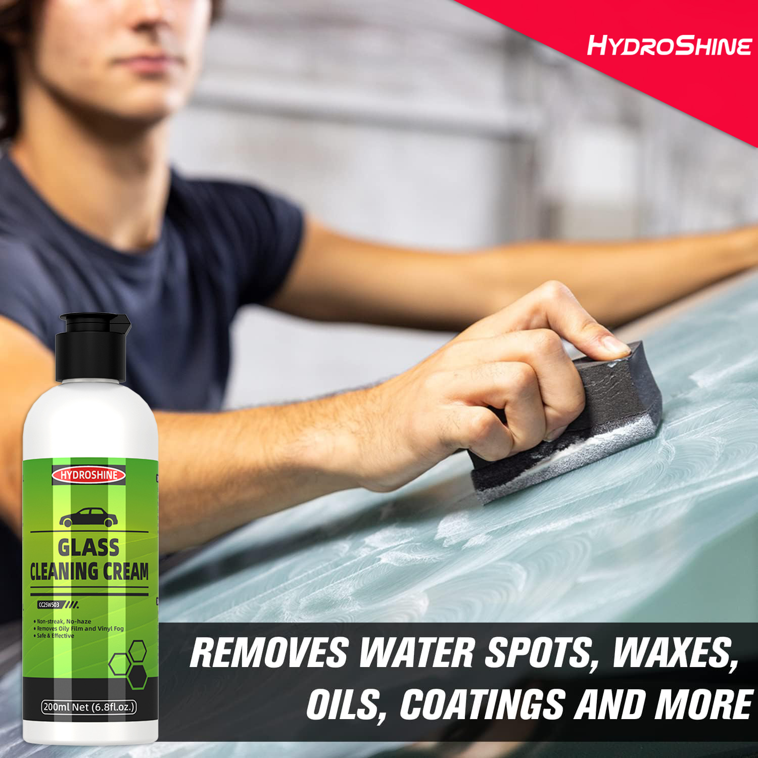 Hydroshine Car Glass Oil Film  - Glass Cleaner Streak recensione e prezzo