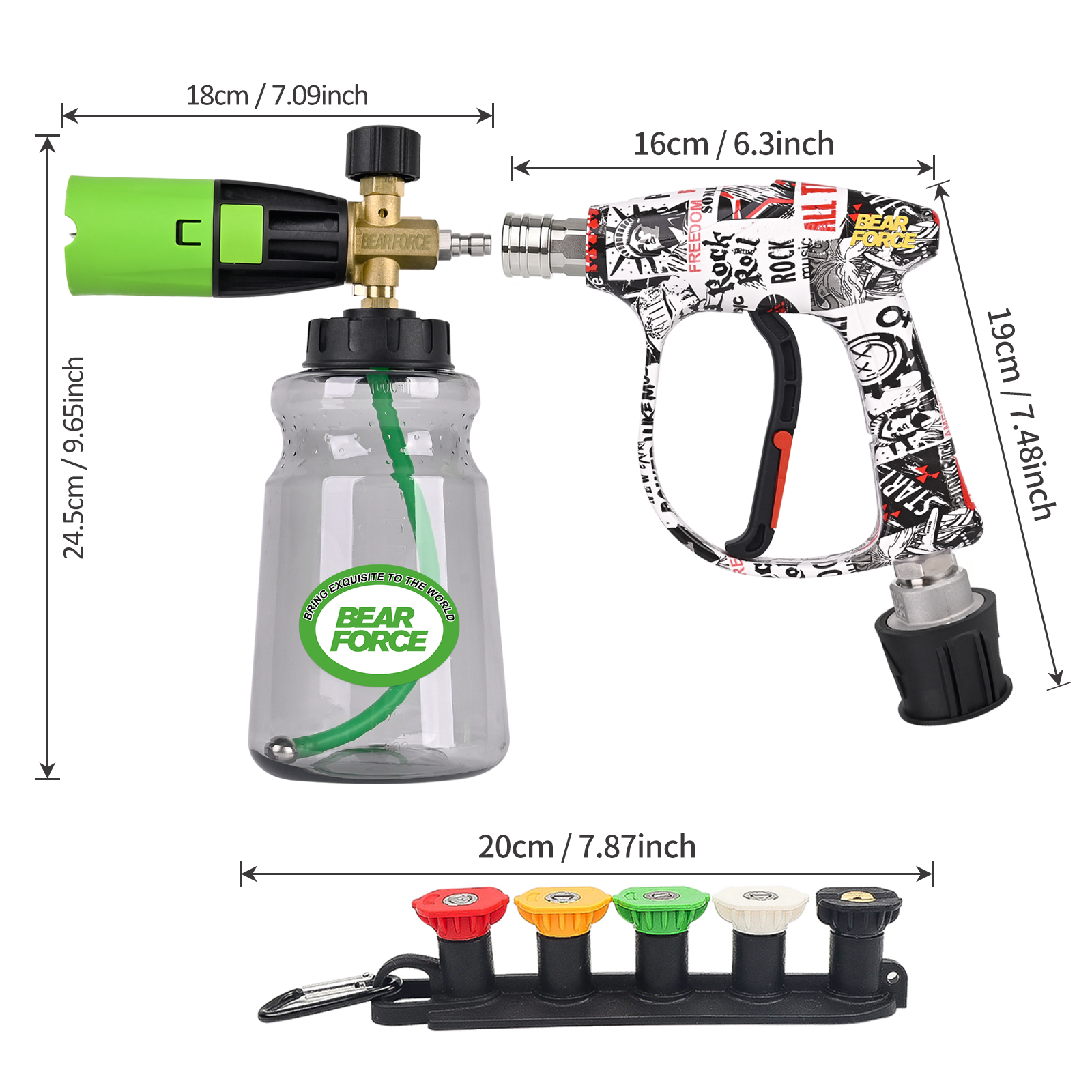 BEAR FORCE Pressure Washer Foa - Foam Cannon Car Wash recensione e prezzo